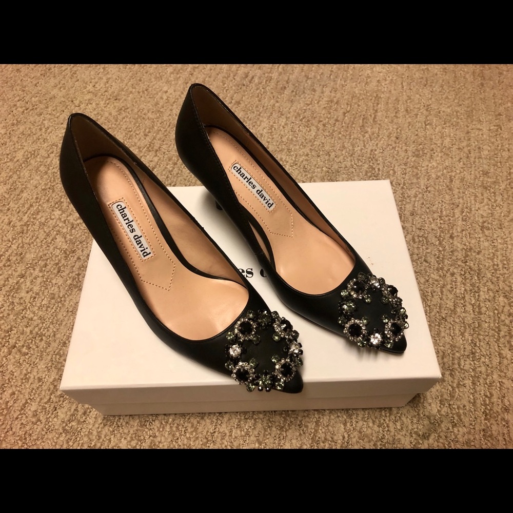 Charles David black pumps size 6.5